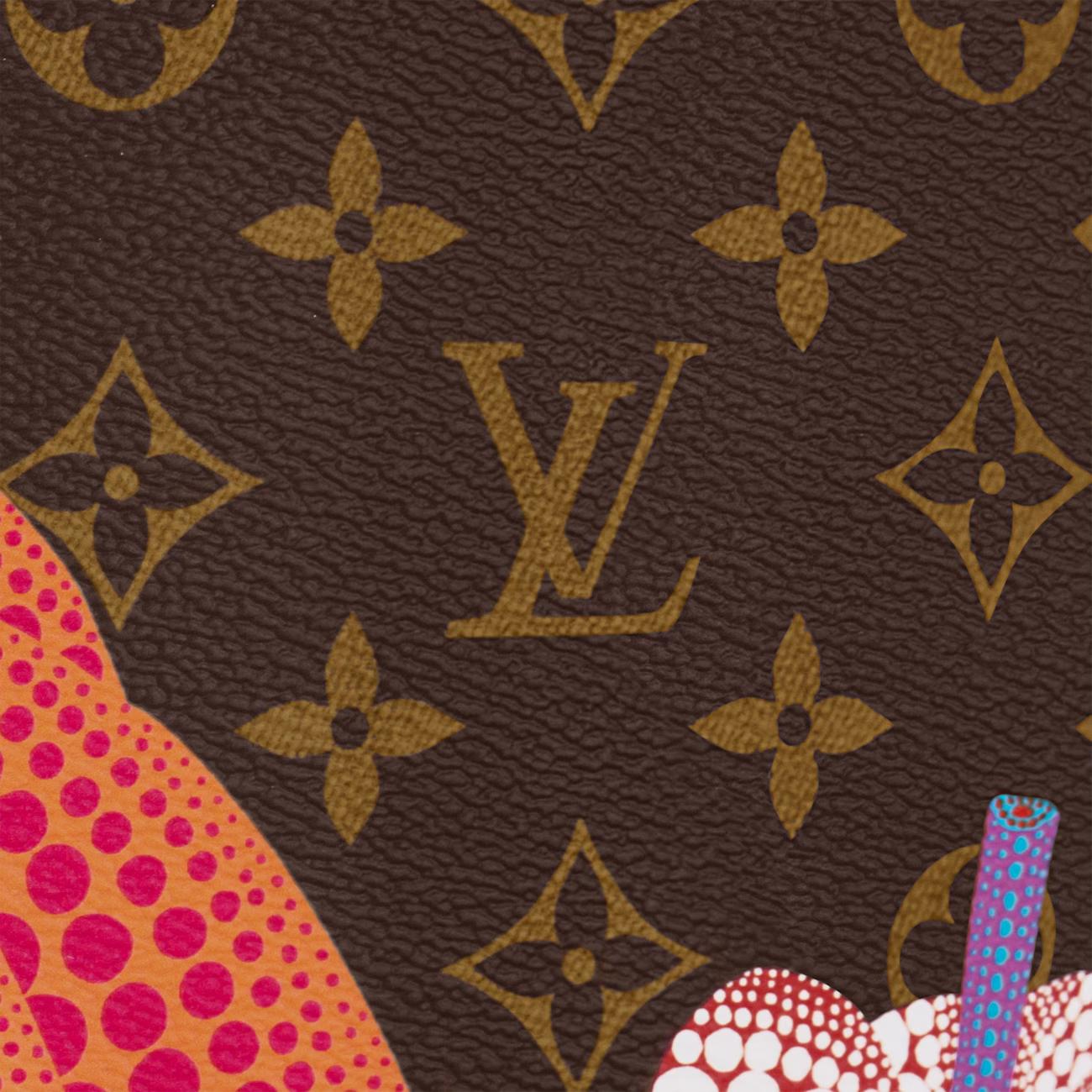 Túi Louis Vuitton Neverfull MM LV x YK Nữ Hoạ Tiết Bí